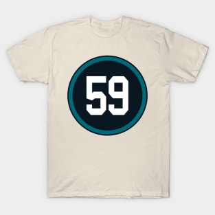 Aaron Lynch Number 59 Jersey Jacksonville Jaguars Inspired T-Shirt